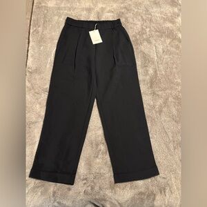 Fransa FRABIGAIL Cuffed Trousers Dress Pants - Black - Size EUR 36 (US S)